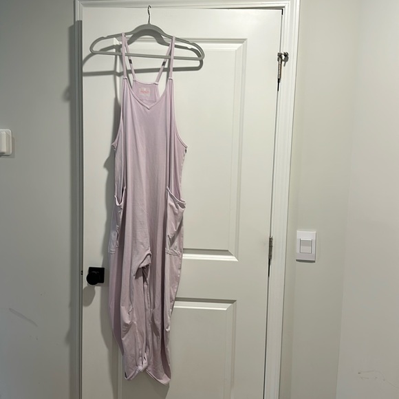 FP Movement by Free People Pants - FP Movement by Free People Lavender Jumpsuit